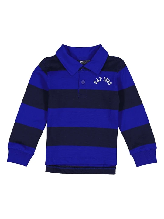 Zdjęcie produktu GAP Koszulka polo w kolorze niebieskim rozmiar: 80/86