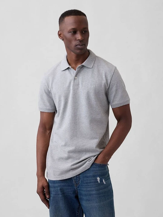 Zdjęcie produktu GAP Koszulka polo w kolorze szarym rozmiar: XS