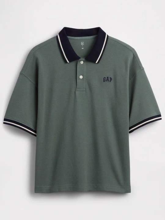Zdjęcie produktu GAP Koszulka polo w kolorze zielonym rozmiar: 164/170