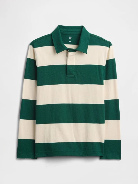 Zdjęcie produktu GAP Koszulka polo w kolorze zielonym rozmiar: 128/134