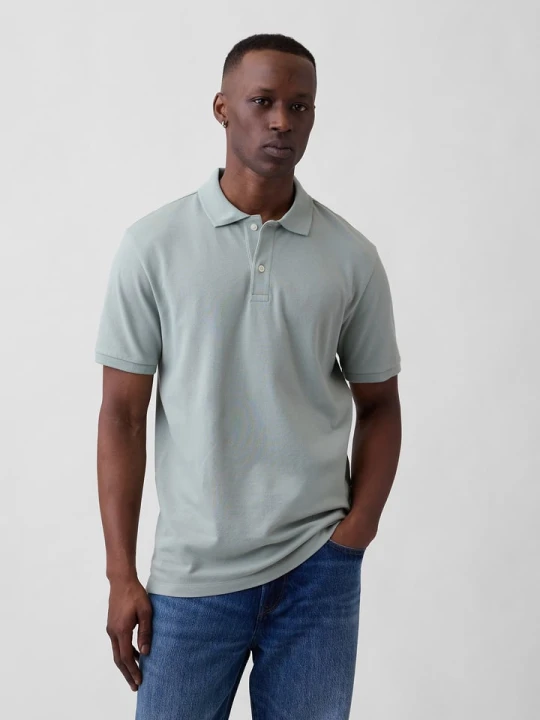 Zdjęcie produktu GAP Koszulka polo w kolorze zielonym rozmiar: M