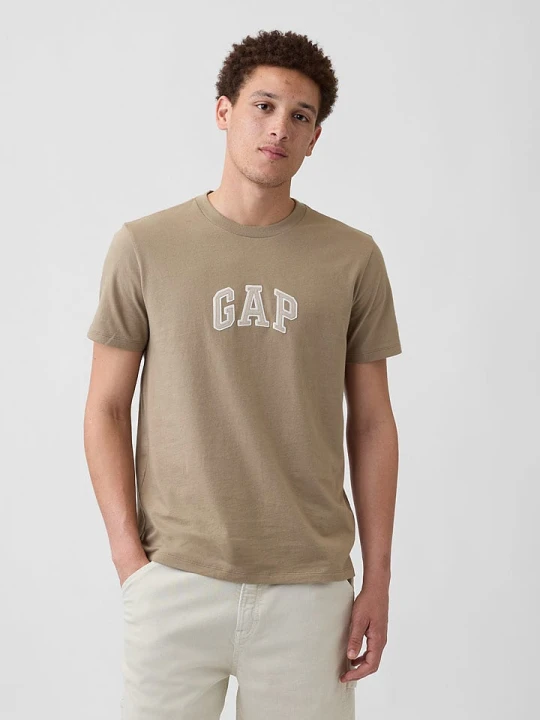 Zdjęcie produktu GAP Koszulka w kolorze beżowym rozmiar: XXL