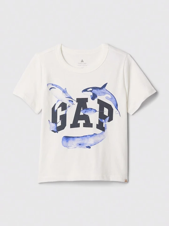 Zdjęcie produktu GAP Koszulka w kolorze białym rozmiar: 104