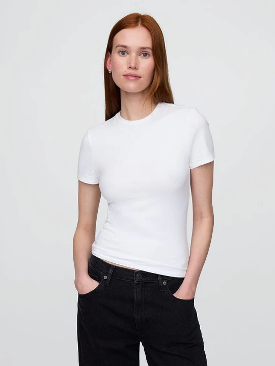 Zdjęcie produktu GAP Koszulka w kolorze białym rozmiar: XL