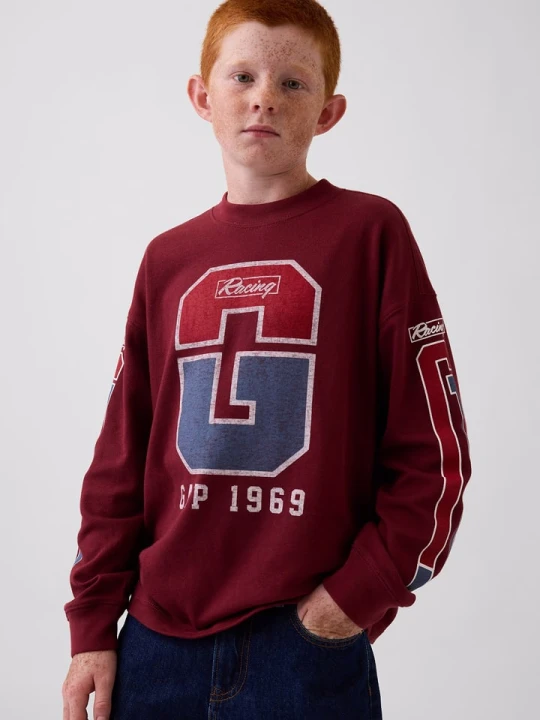 Zdjęcie produktu GAP Koszulka w kolorze bordowym rozmiar: 152 / 158