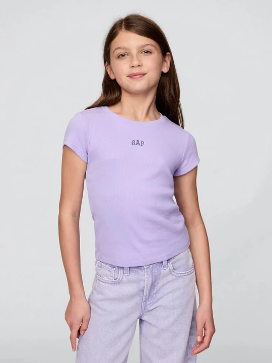 Zdjęcie produktu GAP Koszulka w kolorze fioletowym rozmiar: 110
