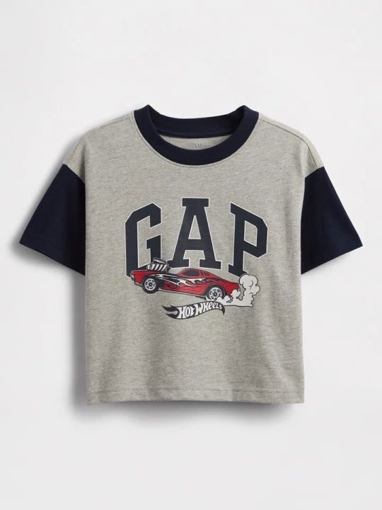 Zdjęcie produktu GAP Koszulka w kolorze granatowo-szarym rozmiar: 80/86