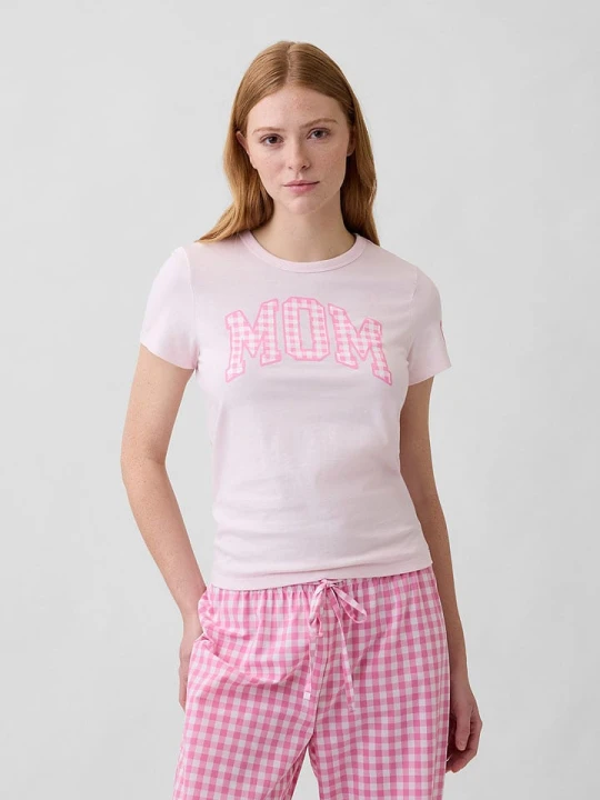Zdjęcie produktu GAP Koszulka w kolorze jasnoróżowym rozmiar: XL