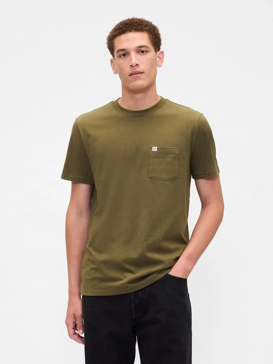 Zdjęcie produktu GAP Koszulka w kolorze khaki rozmiar: M