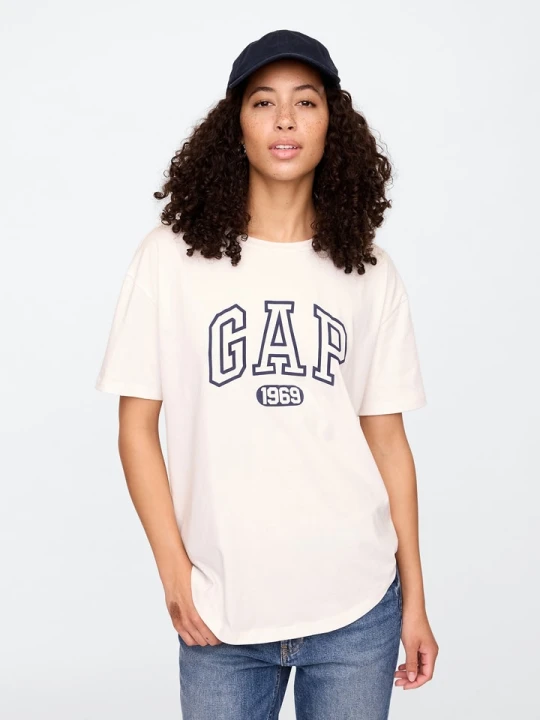 Zdjęcie produktu GAP Koszulka w kolorze kremowym rozmiar: S
