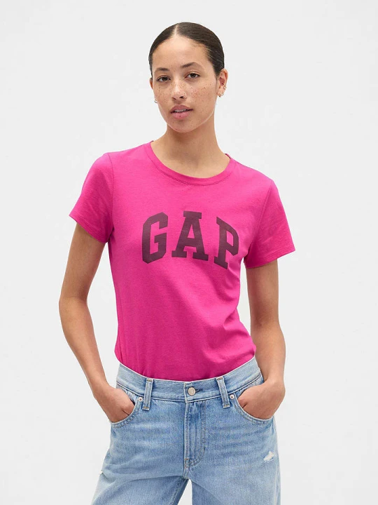 Zdjęcie produktu GAP Koszulka w kolorze różowym rozmiar: XS