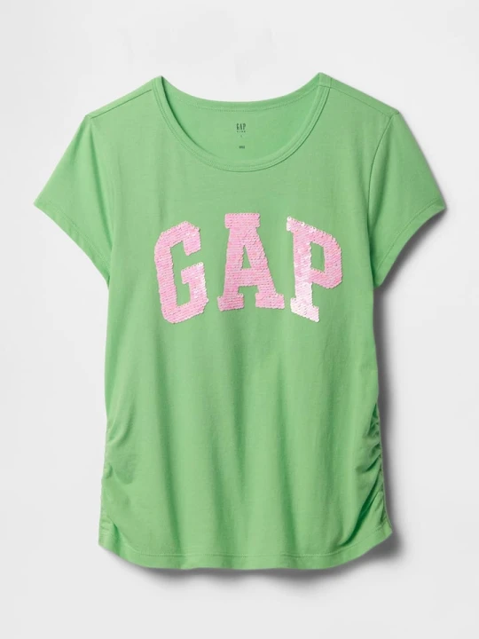 Zdjęcie produktu GAP Koszulka w kolorze zielonym rozmiar: 116/122