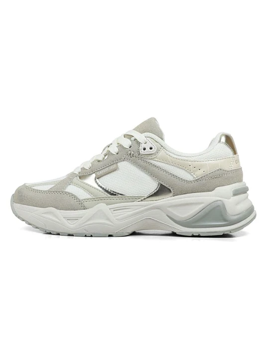 Zdjęcie produktu GAP Sneakersy "Marathon" w kolorze szarobrązowo-beżowo-białym rozmiar: 37