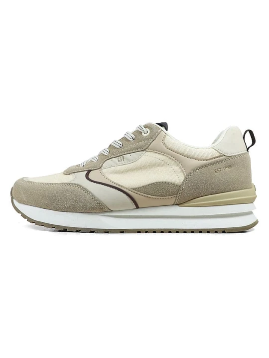 Zdjęcie produktu GAP Sneakersy "Run Spirit City" w kolorze szarobrązowo-beżowym rozmiar: 43