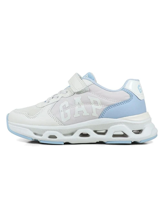Zdjęcie produktu GAP Sneakersy "San Francisco" w kolorze beżowo-jasnoróżowo-błękitnym rozmiar: 32