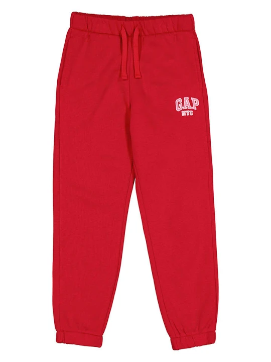 Zdjęcie produktu GAP Spodnie dresowe w kolorze czerwonym rozmiar: 110
