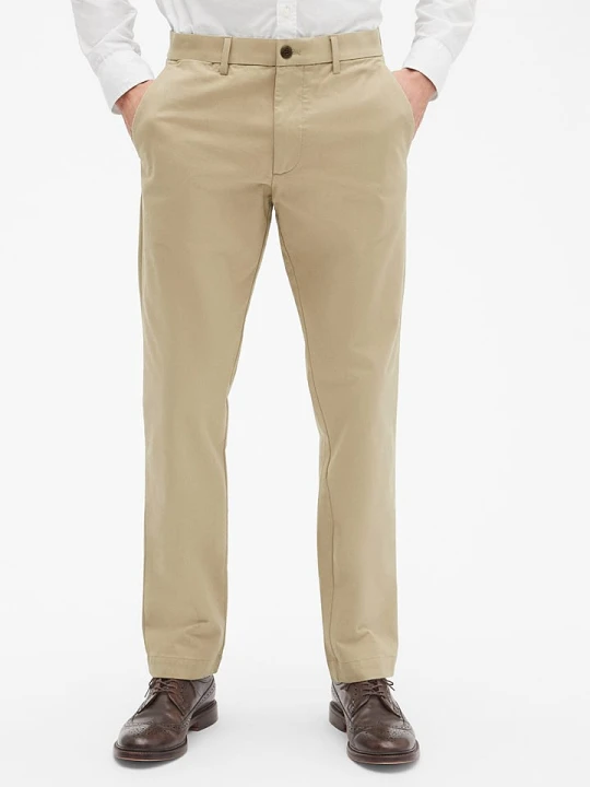 Zdjęcie produktu GAP Spodnie - Slim fit - w kolorze beżowym rozmiar: W31/L32