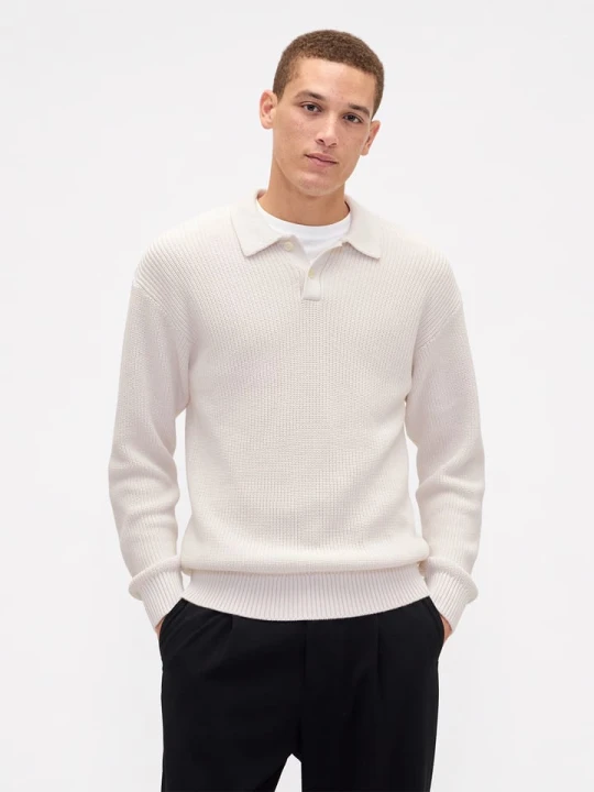 Zdjęcie produktu GAP Sweter w kolorze kremowym rozmiar: XXL