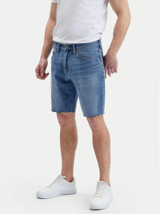 Zdjęcie produktu Gap Szorty jeansowe 602502-00 Niebieski Straight Fit