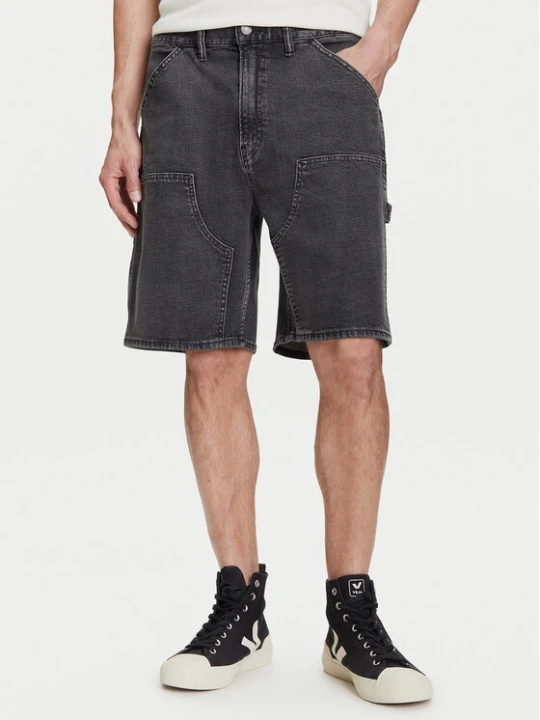 Zdjęcie produktu Gap Szorty jeansowe 767488 Czarny Relaxed Fit
