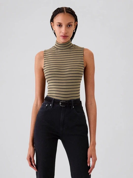 Zdjęcie produktu GAP Top w kolorze jasnobrązowo-czarnym rozmiar: XL