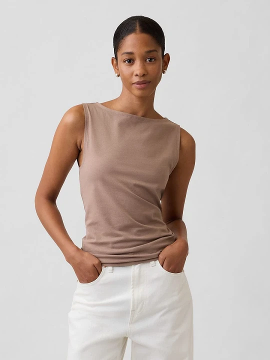 Zdjęcie produktu GAP Top w kolorze jasnobrązowym rozmiar: XL