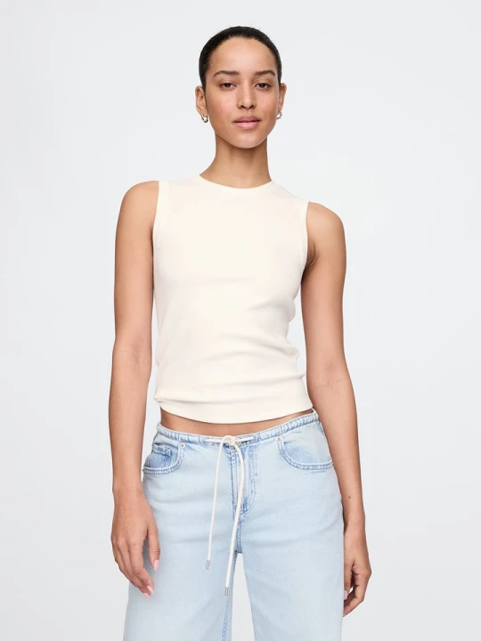 Zdjęcie produktu GAP Top w kolorze kremowym rozmiar: XL