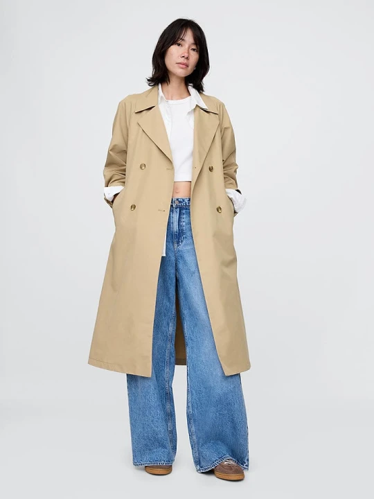 Zdjęcie produktu GAP Trencz w kolorze beżowym rozmiar: XS
