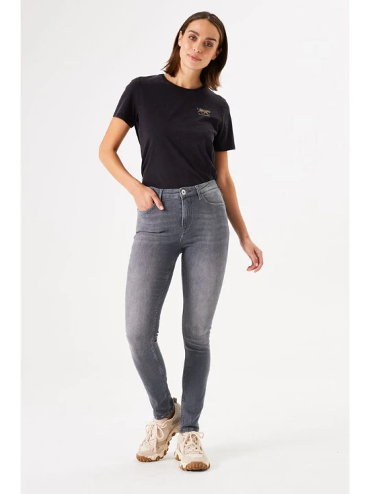 Zdjęcie produktu Garcia Dżinsy "Celia" - Skinny fit - w kolorze szarym rozmiar: W30