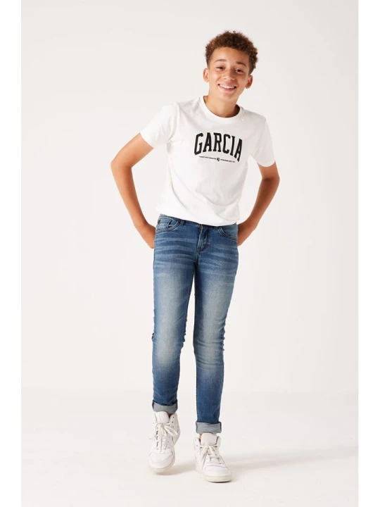 Zdjęcie produktu Garcia Dżinsy "Xand" - Skinny fit - w kolorze niebieskim rozmiar: 170