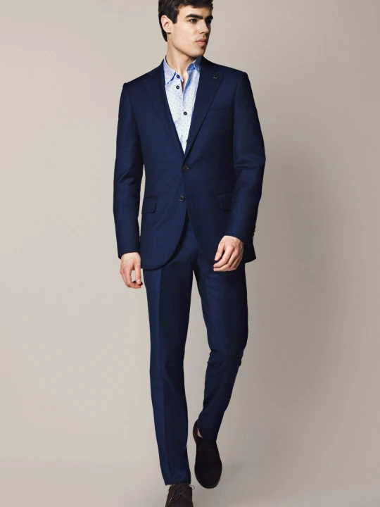 Zdjęcie produktu Garnitur Granatowy Slim Dwuczęściowy Rochester Lancerto