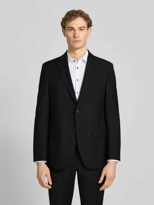 Zdjęcie produktu Garnitur krój slim fit z marynarka na 2 guziki model 'Grant' Pierre Cardin Czarny