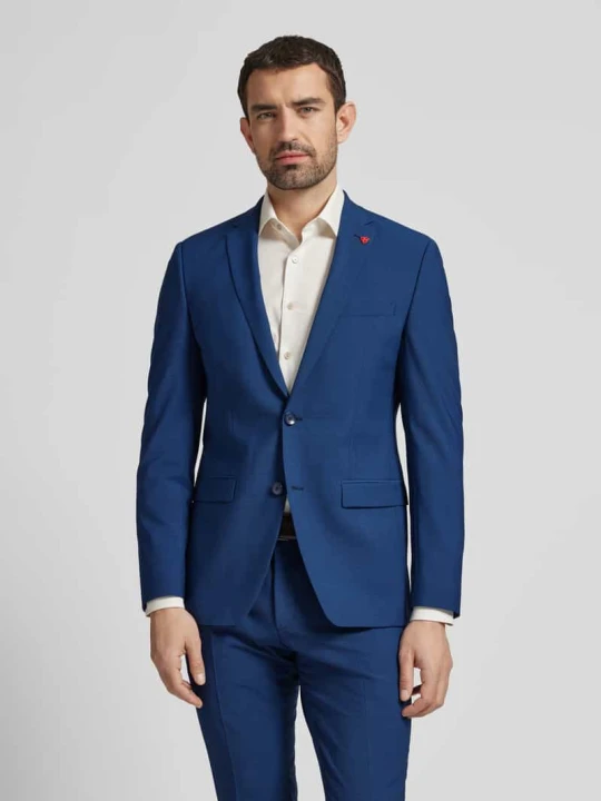 Zdjęcie produktu Garnitur o kroju extra slim fit z dodatkiem żywej wełny Roy Robson Niebieski