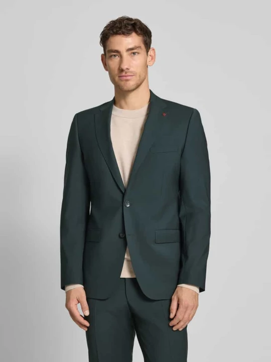 Zdjęcie produktu Garnitur o kroju slim fit w jednokolorowym designie Roy Robson Zielony