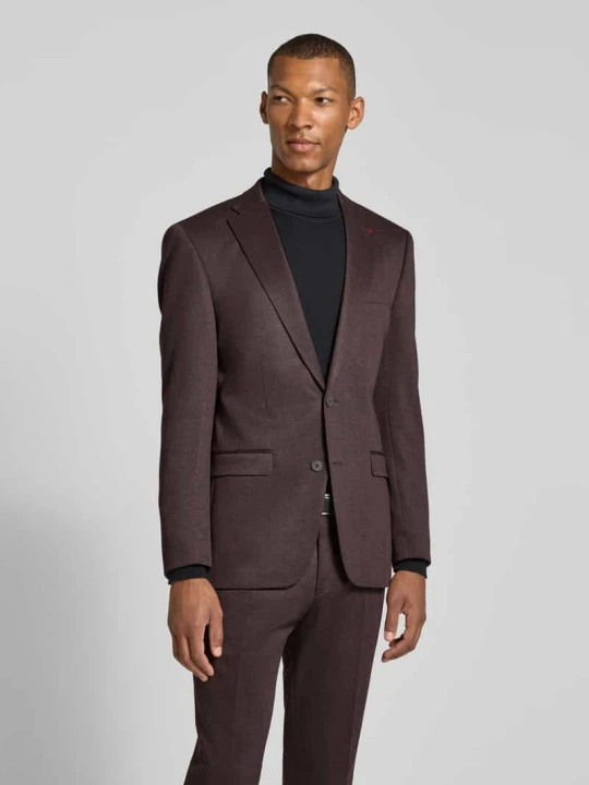 Zdjęcie produktu garnitur o kroju slim fit z dodatkiem streczu Roy Robson Purpurowy