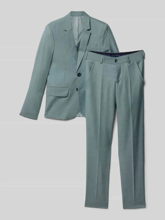 Zdjęcie produktu Garnitur o kroju slim fit z domieszką wiskozy Standar Trzcinowy