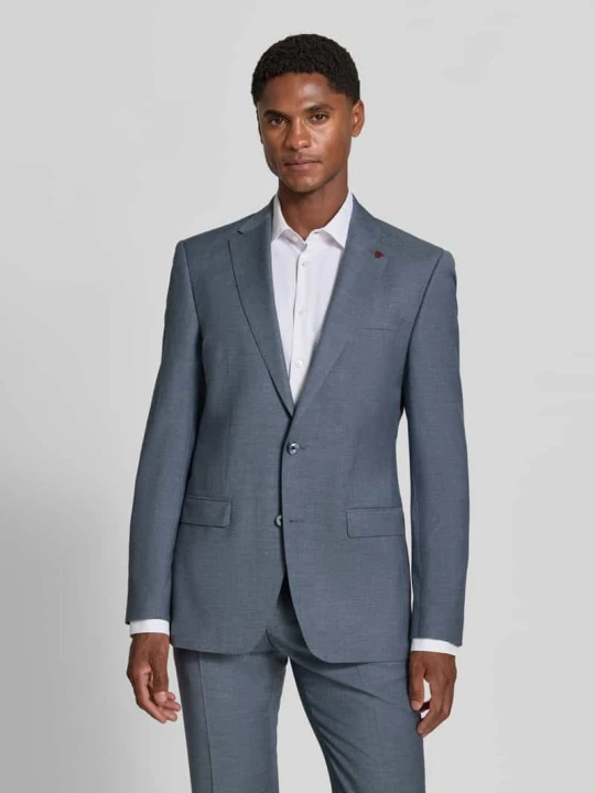 Zdjęcie produktu Garnitur o kroju slim fit z mieszanki wiskozy Roy Robson Ciemnoniebieski