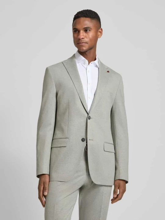 Zdjęcie produktu Garnitur o kroju slim fit ze wznoszącymi się połami Roy Robson Miętowy