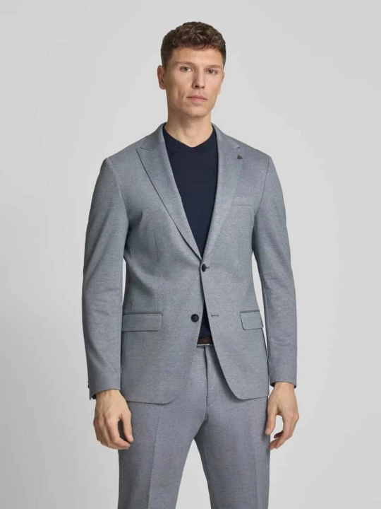 Zdjęcie produktu Garnitur o kroju slim fit w jednokolorowym designie Roy Robson Jasnoniebieski