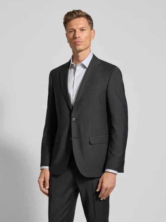 Zdjęcie produktu Garnitur z kołnierzem z połami Pierre Cardin Czarny
