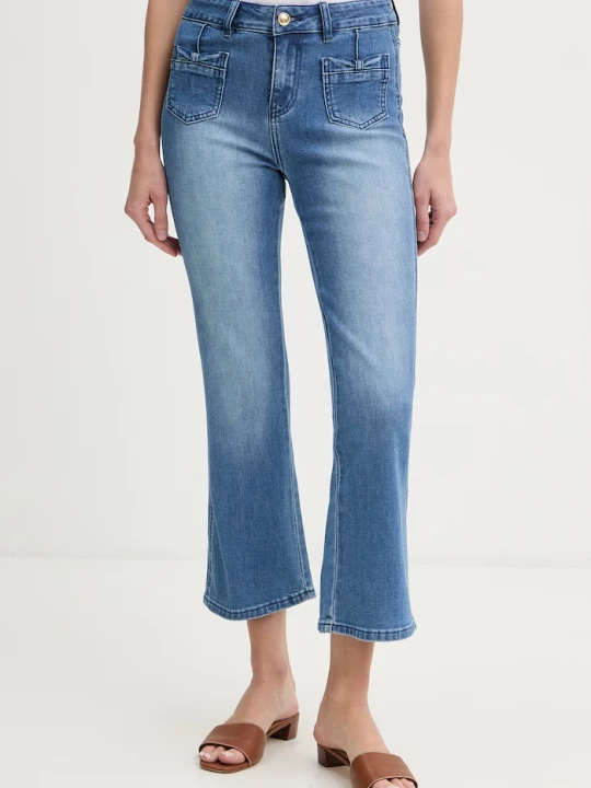 Zdjęcie produktu Gaudi jeansy flare damskie niebieski