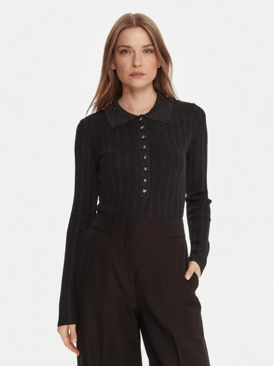 Zdjęcie produktu Gaudi Sweter 521FD53034 Czarny Slim Fit
