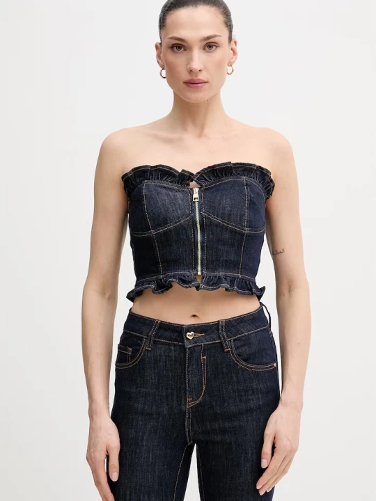 Zdjęcie produktu Gaudi top jeansowy granatowy