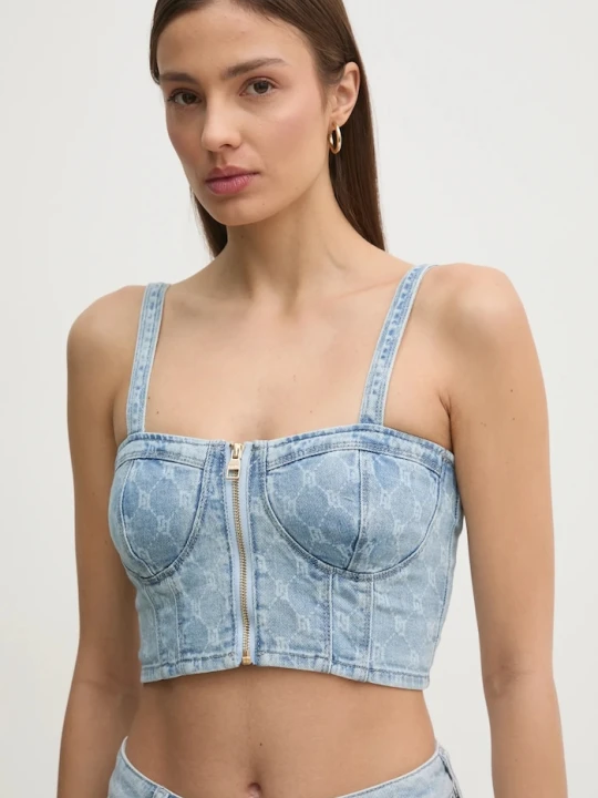 Zdjęcie produktu Gaudi top jeansowy niebieski