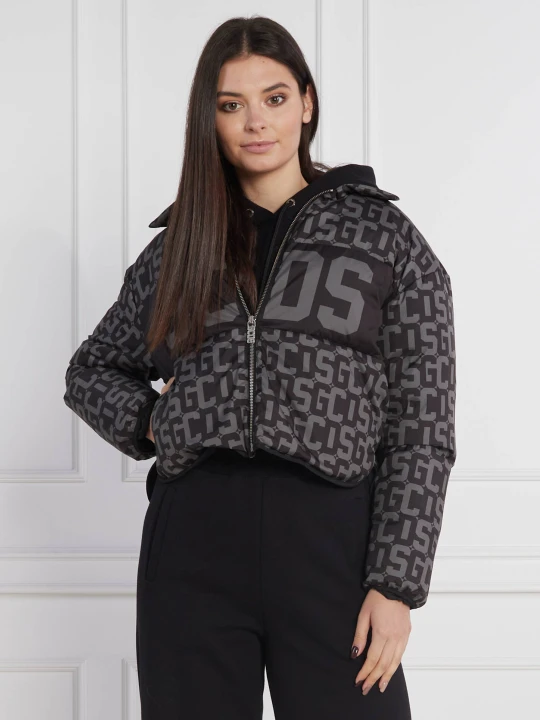 Zdjęcie produktu GCDS Puchowa kurtka | Cropped Fit czarny