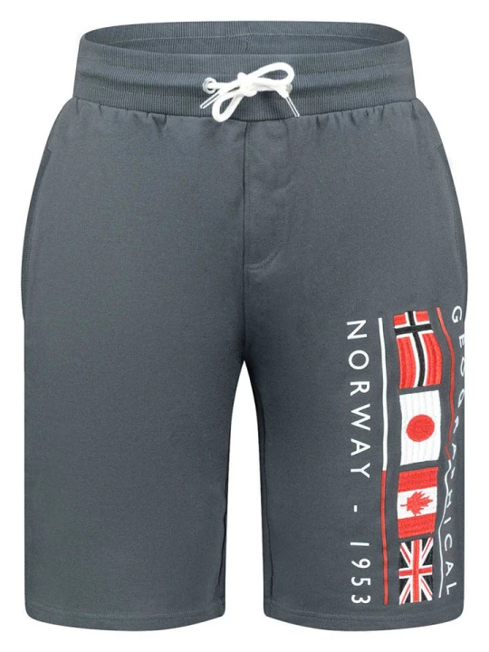 Zdjęcie produktu Geographical Norway Bermudy dresowe "Paurant" w kolorze antracytowym rozmiar: S