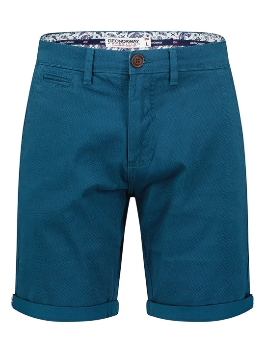 Zdjęcie produktu Geographical Norway Bermudy "Pacome" w kolorze niebieskim rozmiar: XXL