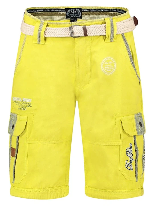 Zdjęcie produktu Geographical Norway Bermudy "Paillette" w kolorze żółtym rozmiar: S