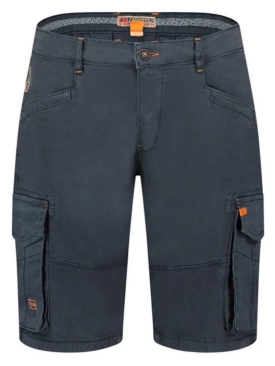 Zdjęcie produktu Geographical Norway Bermudy "Patrimoine" w kolorze granatowym rozmiar: L