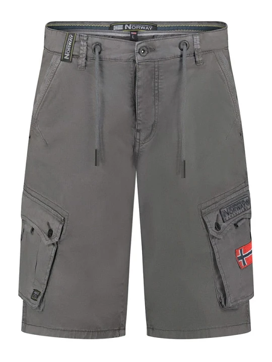 Zdjęcie produktu Geographical Norway Bermudy "Phenix" w kolorze antracytowym rozmiar: S